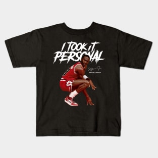 Michael Jordan I Took It Personal Kids T-Shirt